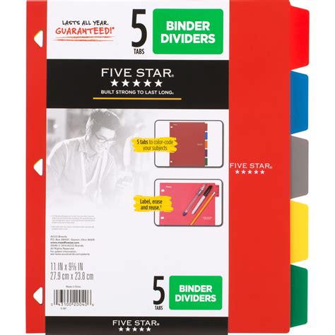 five star binder|Binders & Dividers .